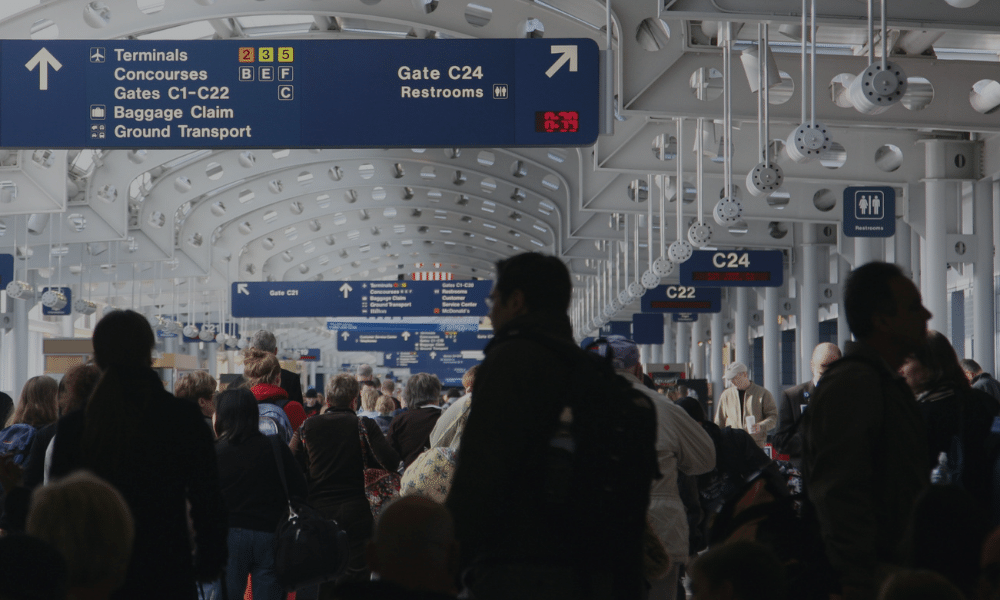 Important note: Being at the airport 3 hours prior to you flight's departure time